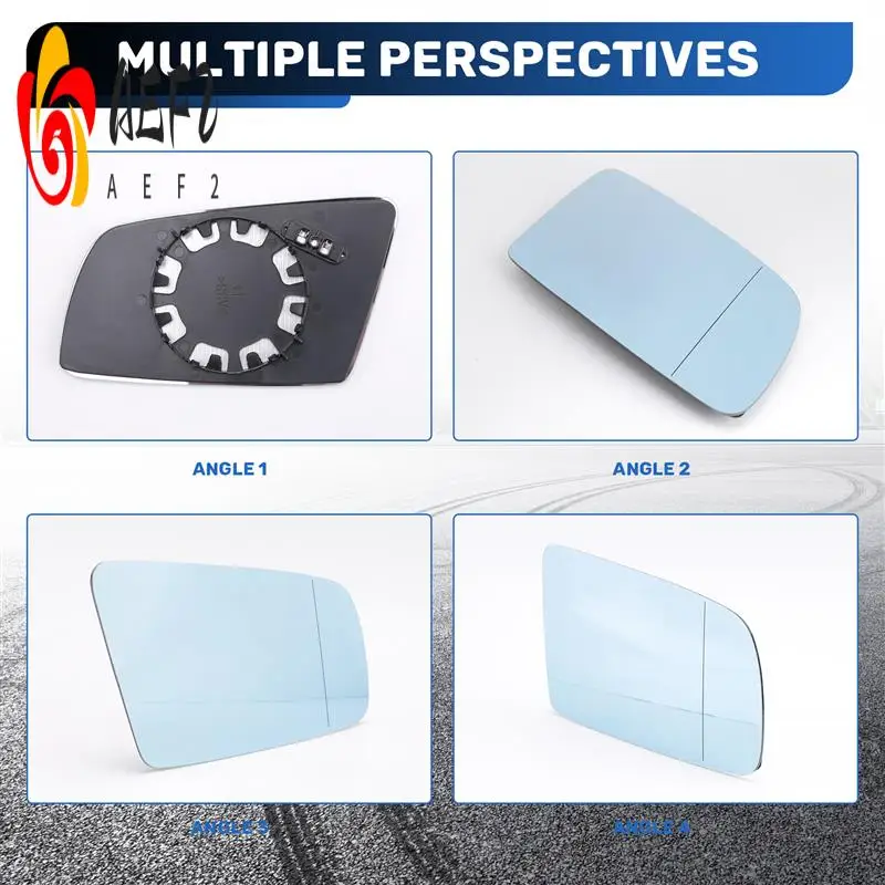 

AEF2-Door Wing Side Mirror Glass Heated With Backing Plate For -Bmw 5 Series E60 E61 E63 E64 2003-2010