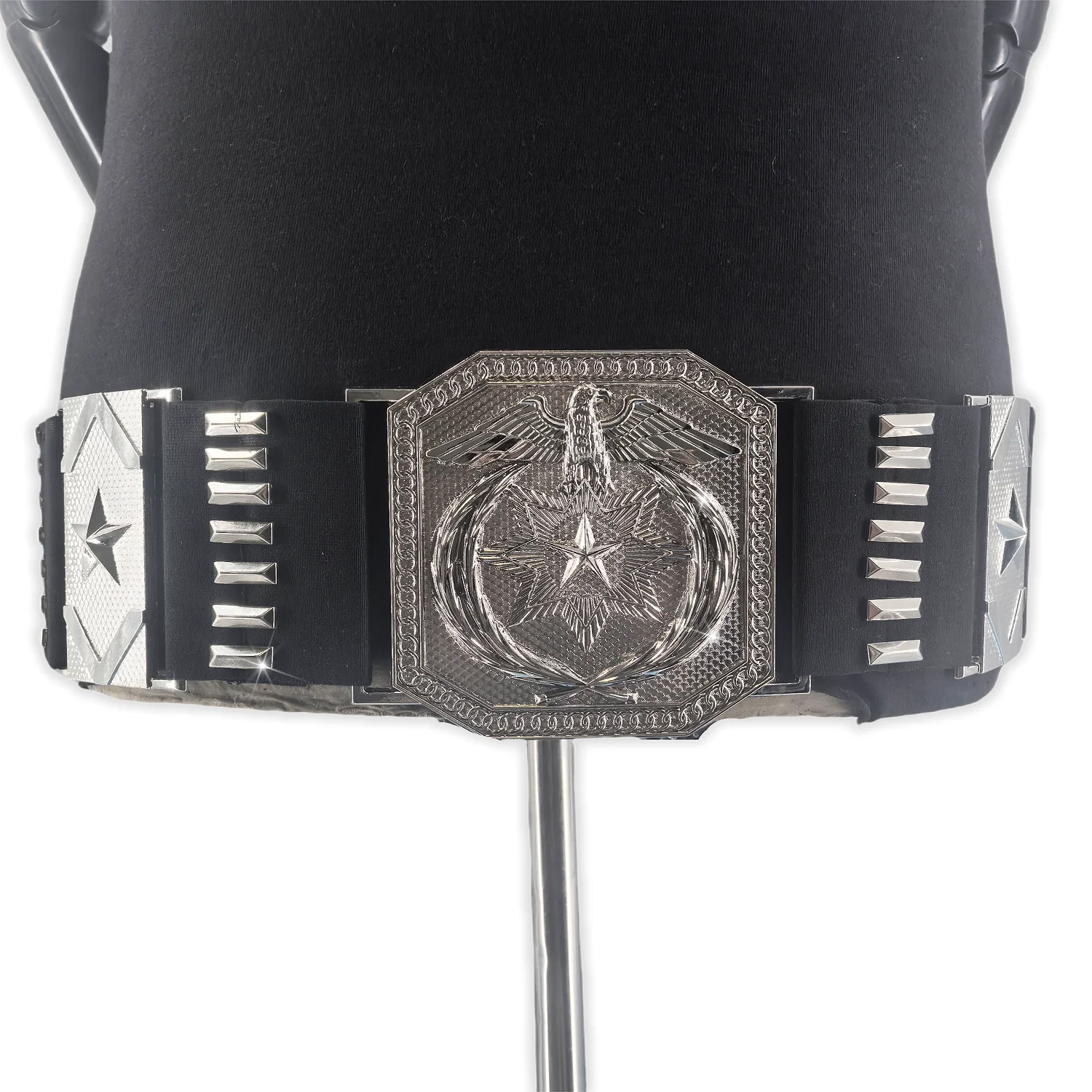 Stainless Steel Michael Jackson BAD Tour Silver Metal Belts in Japen for impersonator