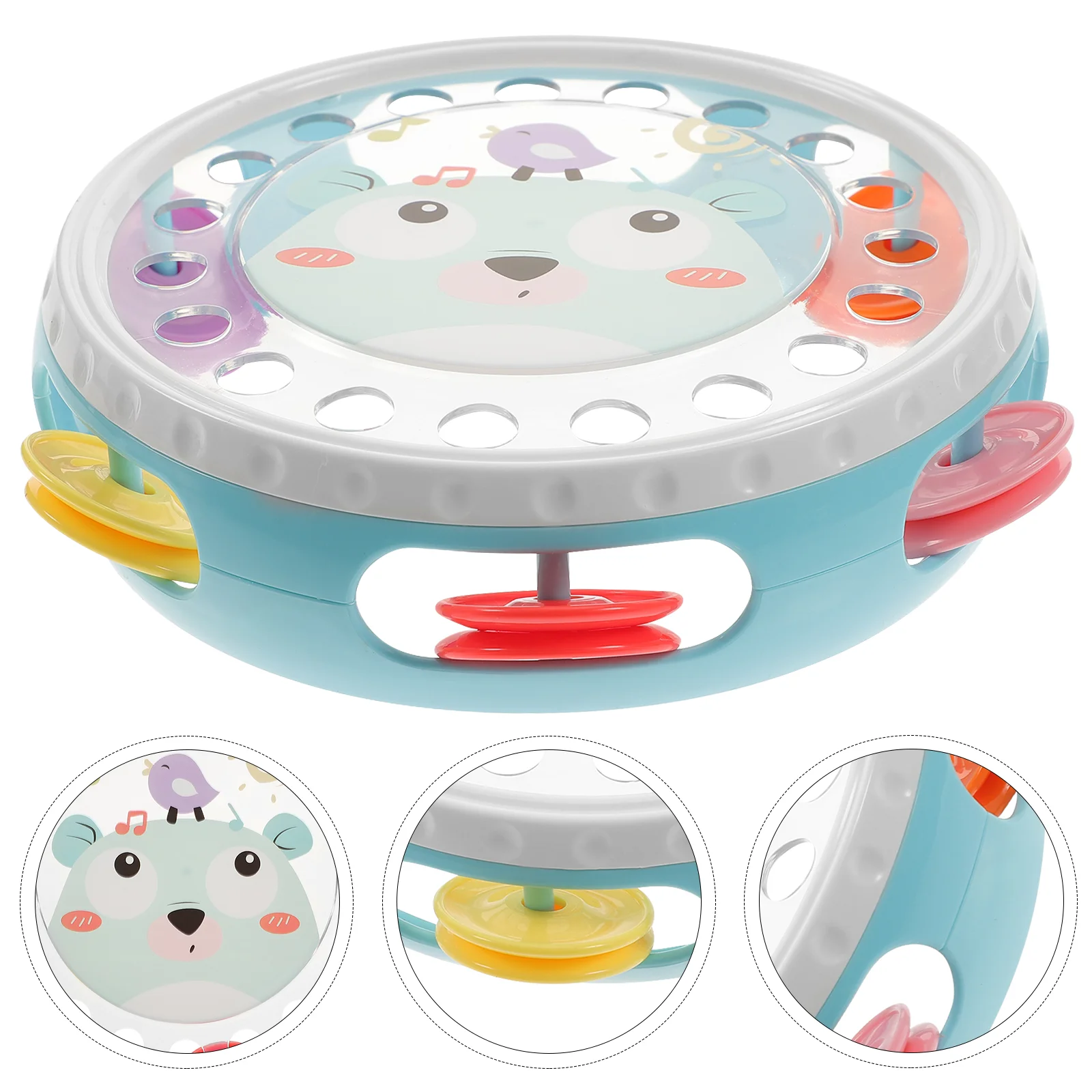 

Children Clapping Tambourine Kids Tambourines Cheering Lovely Adorable Musical Instrument Toy