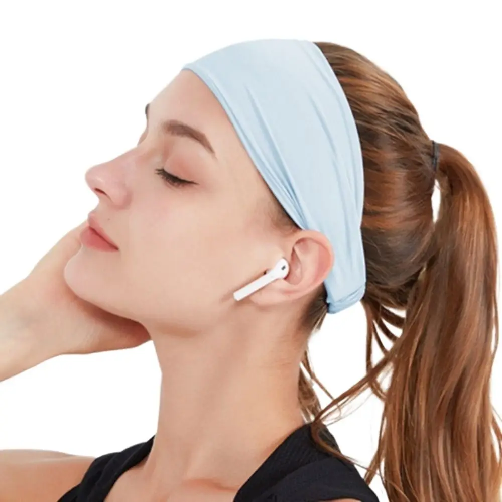 

Elasticity Yoga Headbands Polyester Fibre/Spandex Absorb Sweat Yoga Sweatband Comfortable Refined Yoga Hair band Outdoor