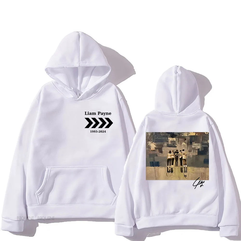 Liam Payne Choose Retro Hooded for Autumn/Winter Fleece Comfortable Sweatshirt Funko Pop Fashion Clothing Moletom Hip Hop Hoody