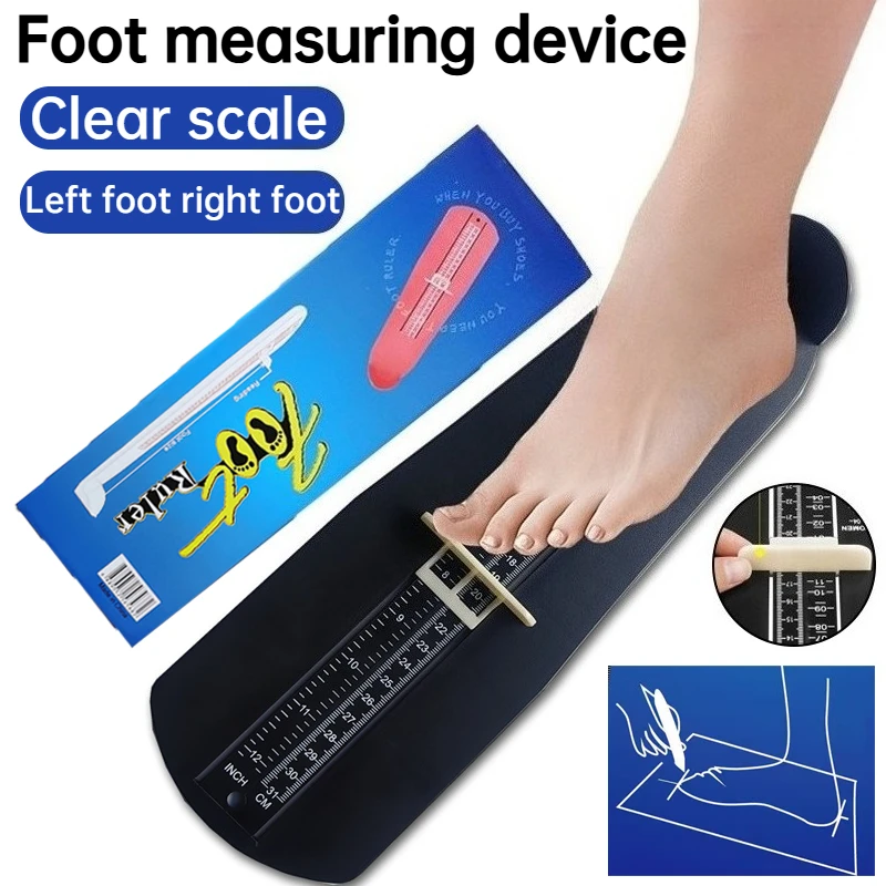 High quality foot measuring device,compatible with both left and right feet,with clear scales, used for infants,children,adults