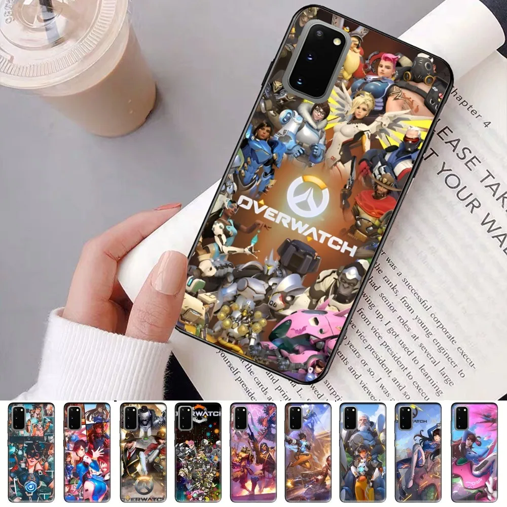 

Game Player Overwatch Mousepad For Samsung S 9 10 20 21 22 23 30 23 24 plus lite Ultra FE S10lite Fundas