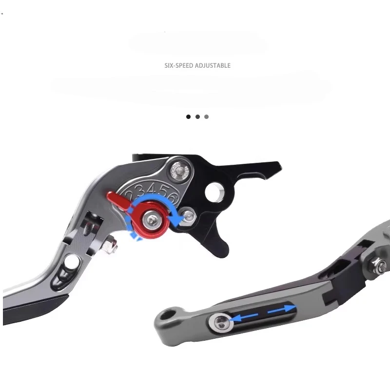 For Kawasaki Ninja/Z 400/300/250/125 Clutch Lever Brake Lever Set Foldable Adjustable Handle Levers Motorcycle Accessories Parts view 5