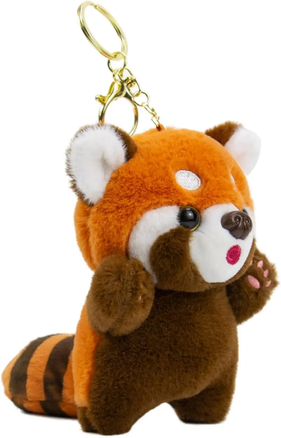 

Adorable Red Panda Keychain Cute Animal Pendant for Backpacks Valentine's Gift Women Accessories