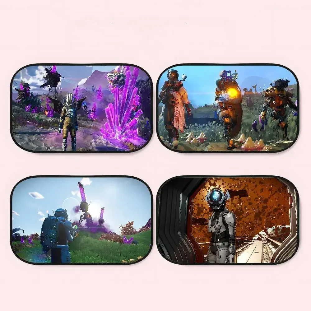 

No Mans Sky Space Game Car Sunshade Summer Car Window Cover Film Sunshade Sunscreen Baby Side Window Sunshade Curtain Sunblock