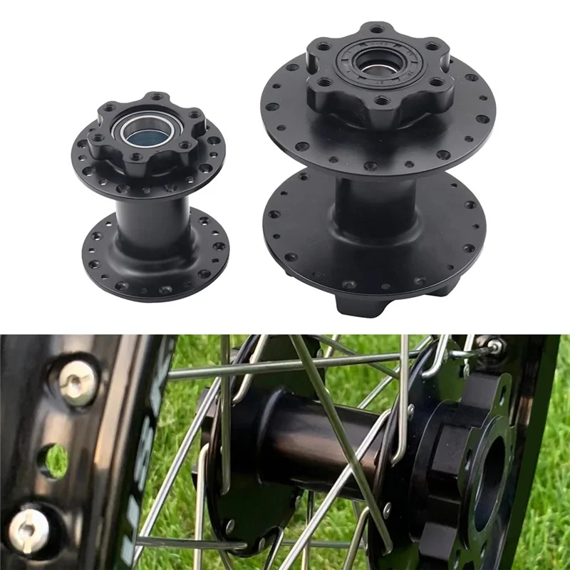 

AT92-2Pcs Motorcycle Aluminum Front&Rear Wheel Hubs For Surron Light Bee S & X Electric Vehicle Dirt Bike Sur-Ron Accessory