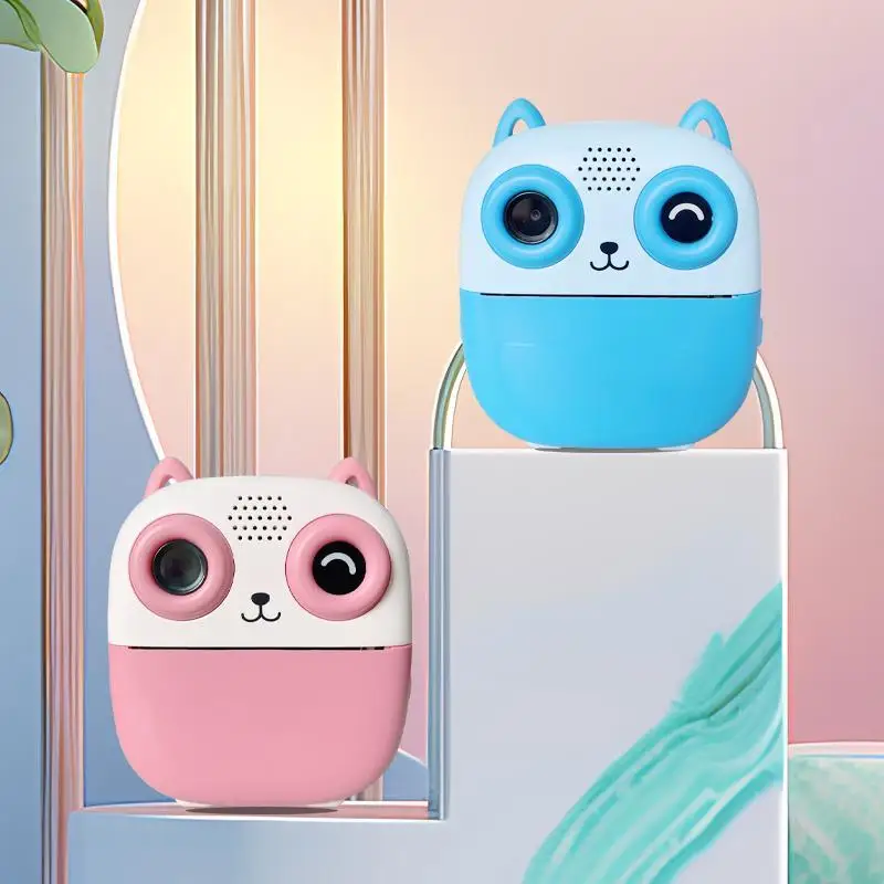 Fotocamera per bambini simpatico cartone animato, fotocamera digitale HD 1080p con 1200 mAh integrato, regalo perfetto per compleanni e vacanze per ragazzi e ragazze