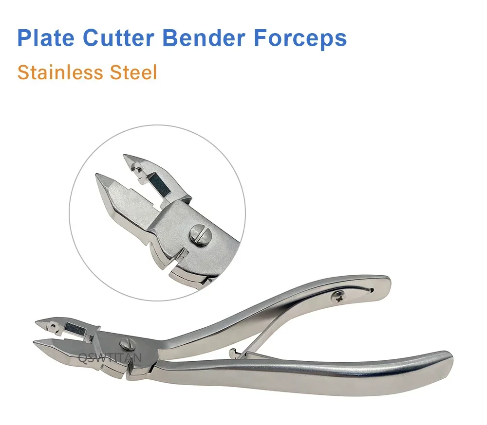 Mini Plate Bending Cutting Forceps Bone Plate Bender Pliers Stainless Steel Orthopedic surgical instruments