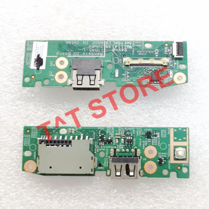 original for Dell  Inspiron 14 5481 5482 Power Button Board USB SD Card Reader board 2Y03W 02Y03W TVNRV test good free shipping