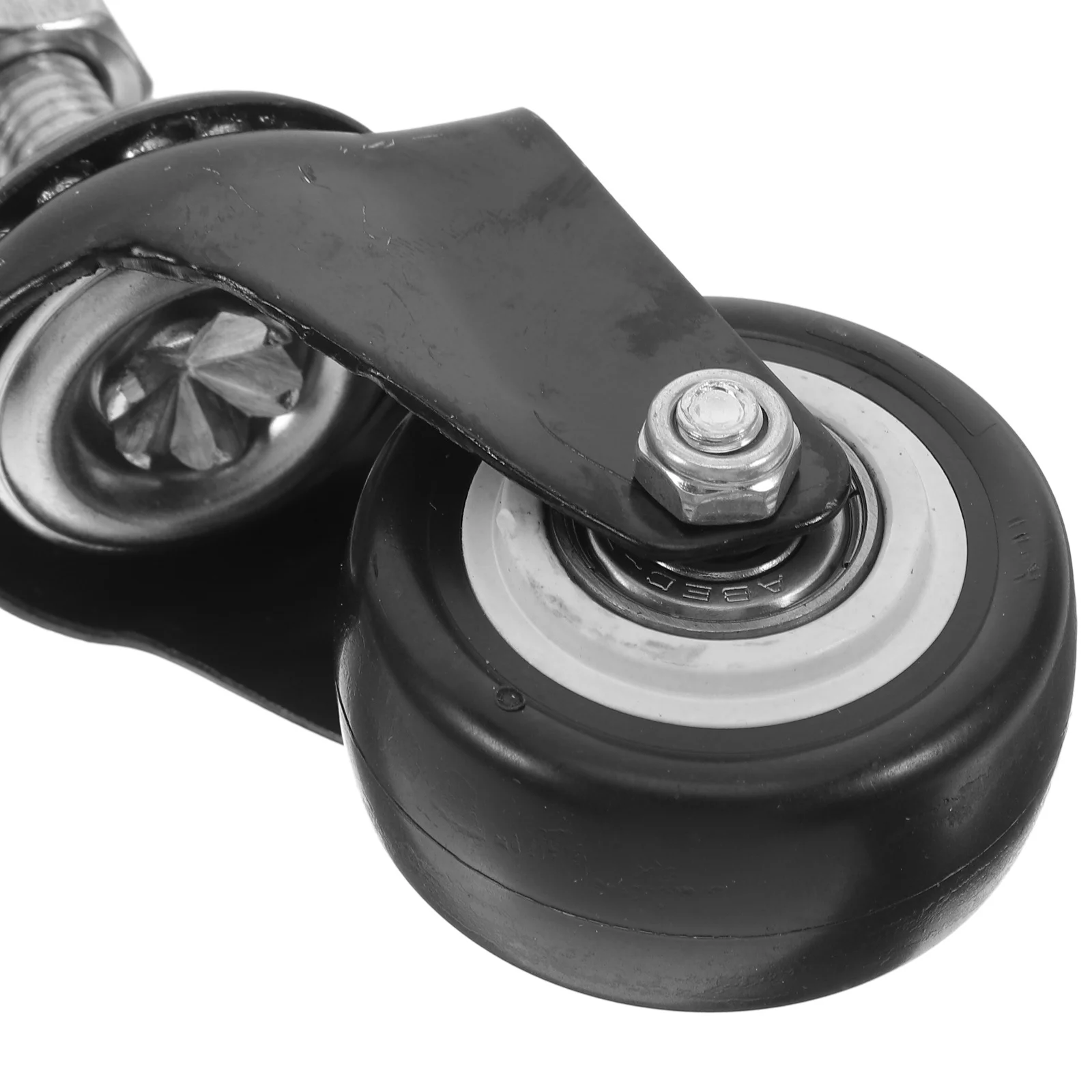 2 قطعة عجلات دوارة عالمية قطع غيار شديدة التحمل لمسارات ملعب كرة السلة للتنس متينة وناعمة