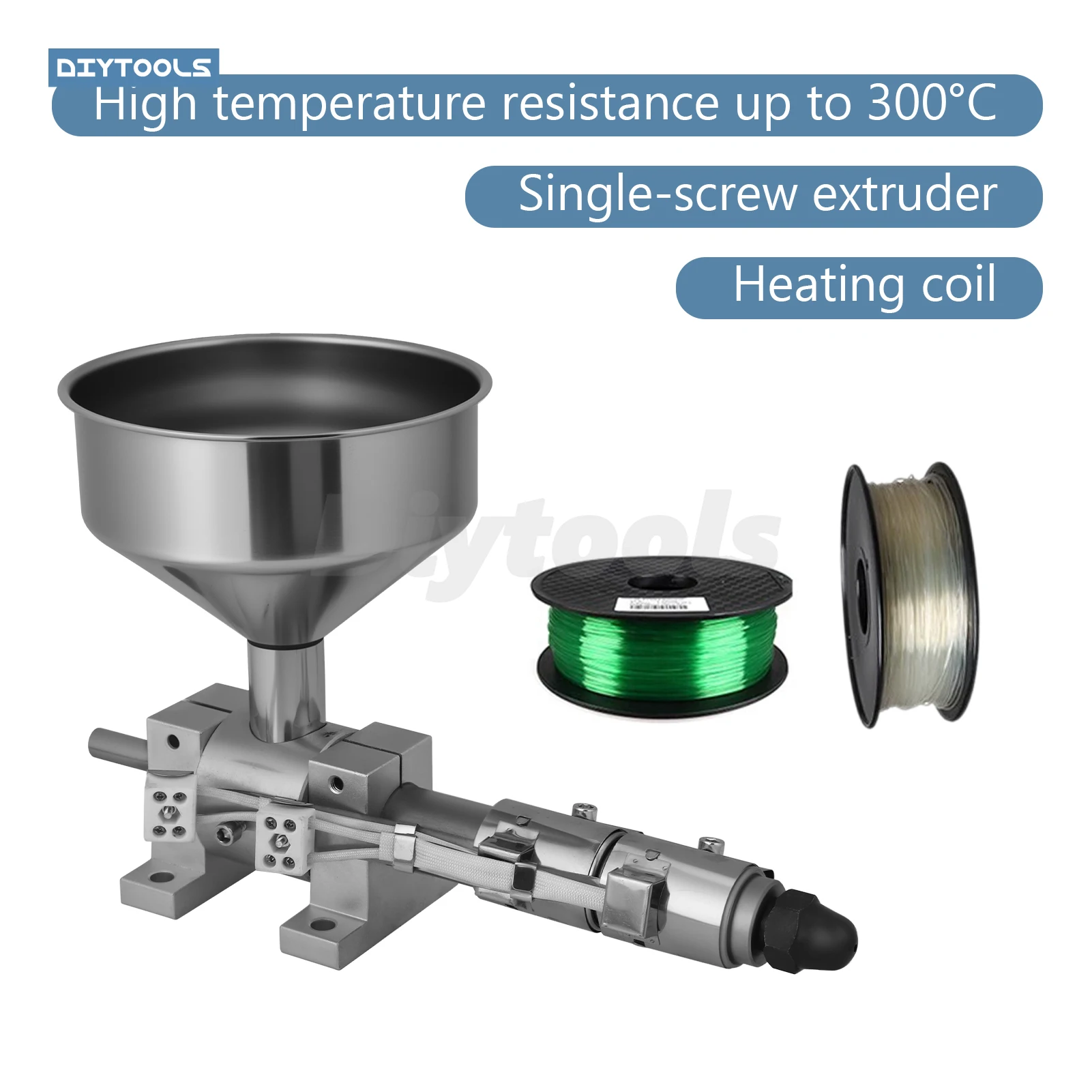 Mini Single Screw Extruder - Small Molding Machine for 3D Printing Filament Production | Rubber Compounds & Plastic Injection