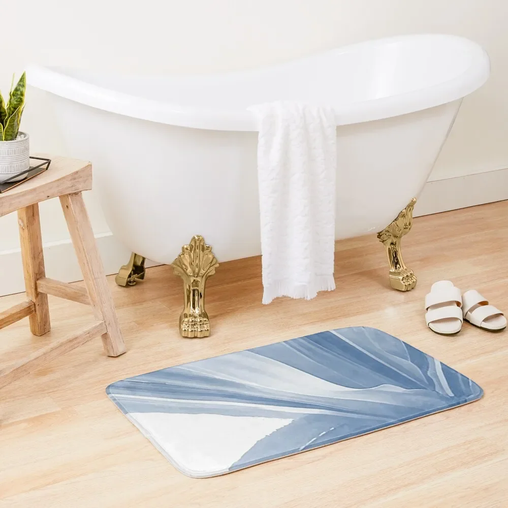 

Soft Leaves. blue, white, nature, pale, pastel, decor, art, RedBubble. Bath Mat Bathroom Deco Non-Slip Shower Rooms Mat