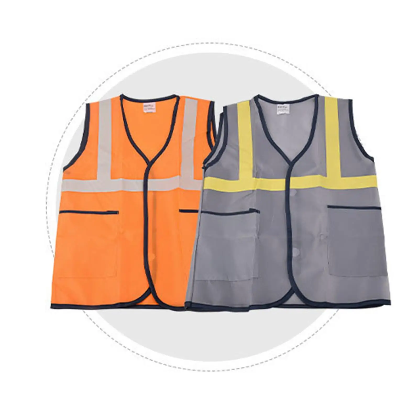 Kids Fluorescent Reflective Safety Vest Mesh High Visibility Lightweight Clothing for Biking Parties and Events