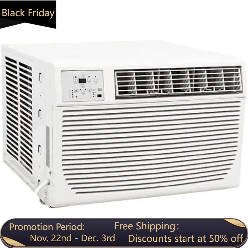 WAC12001W 12,000 BTU 208/230V Heat/Cool Window Air Conditioner，White, free shipping