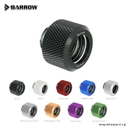 Barrow PC Hard Tube Fitting For OD12/14/16mm Acrylic PETG Pipe Water Cooling Metal Connector G1/4'' TFYKN-12/14/16 Hand Brass