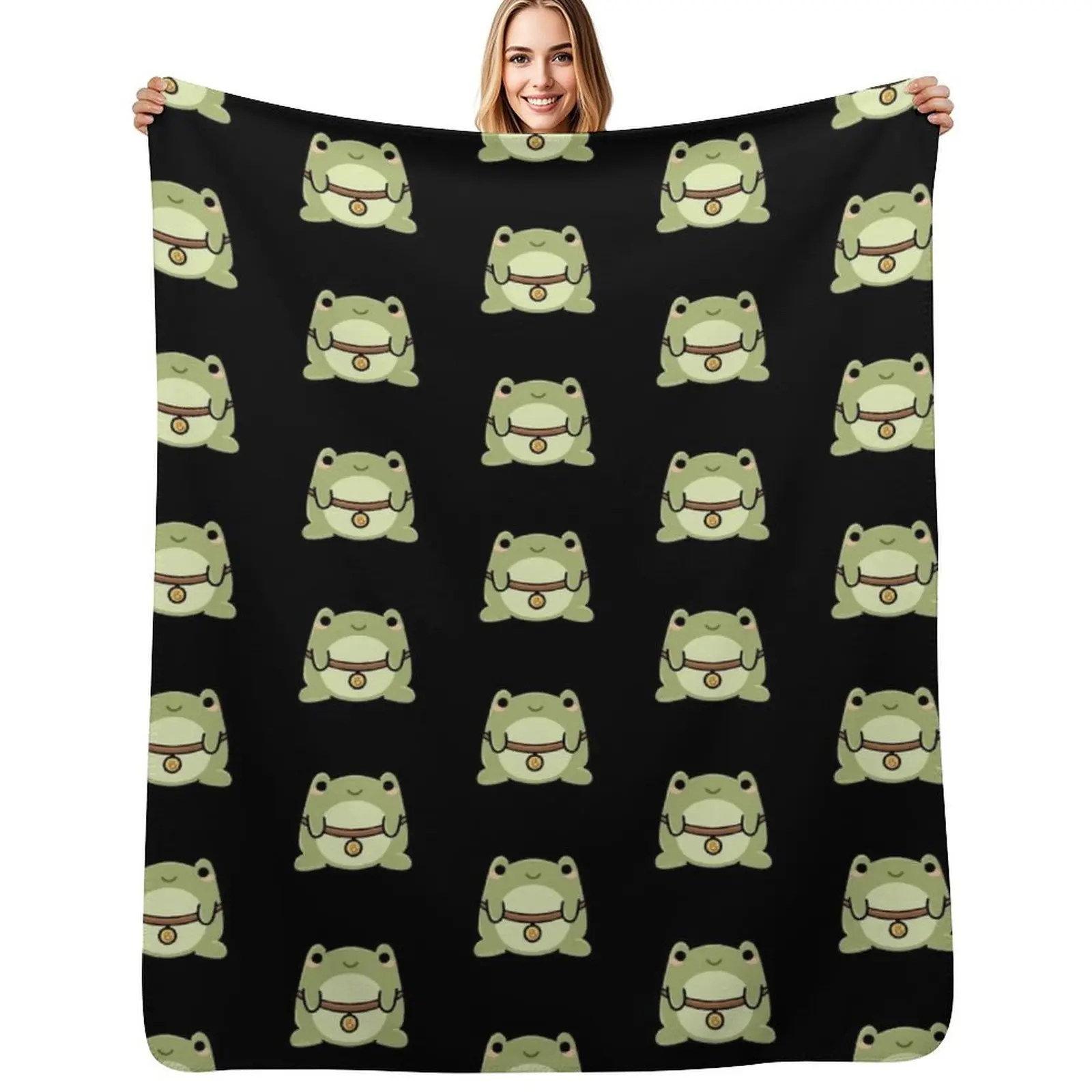 Boggy The Frog Throw Blanket Stylish Couch Blanket for Home Living Room