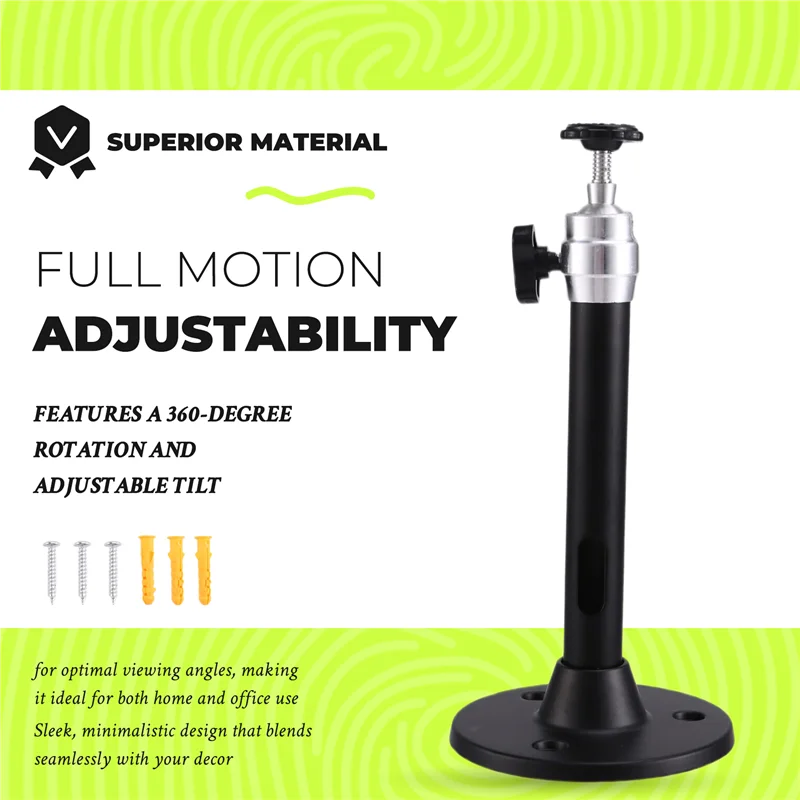 B49C Опорный кронштейн для проектора 360° °   Регулировка потолочного крепления вмещает вес до 5 кг, 18 см.