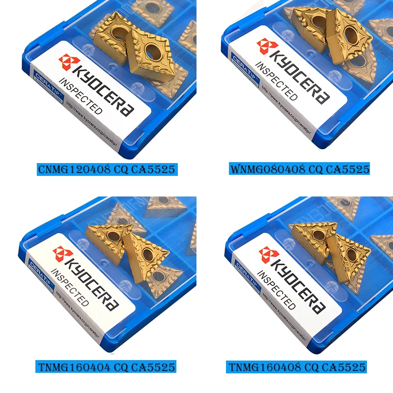 10Pcs คุณภาพสูง TNMG160408 CQ CA5525คาร์ไบด์แทรกเครื่องกลึงเครื่องตัดเครื่องมือ TNMG160404 CNMG120408 WNMG080408ภายนอกเครื่องมือ