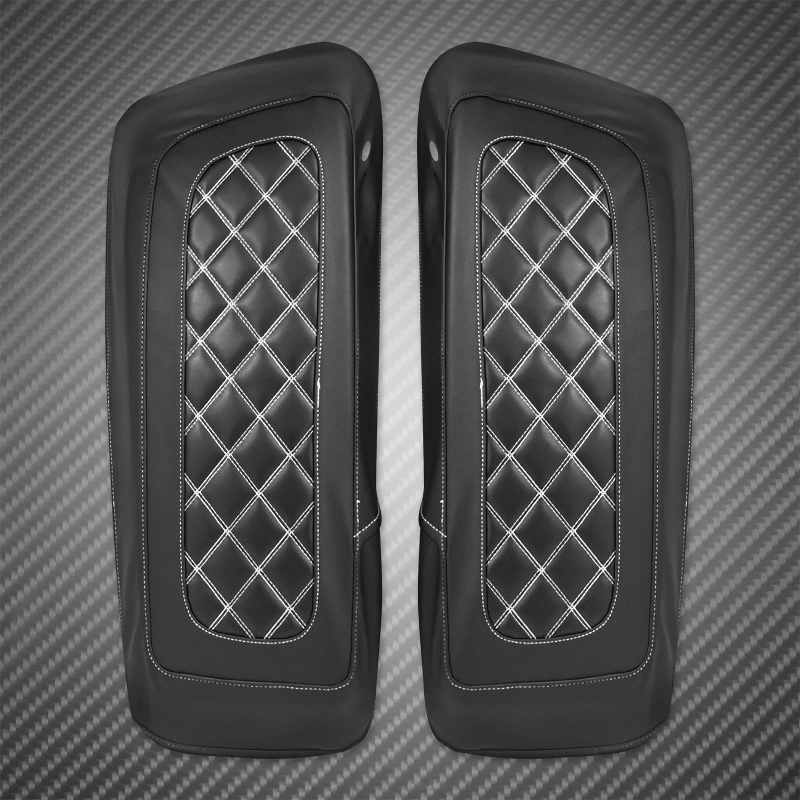 Motorcycle Hard Saddlebag Lid Cover Hard Side Bag Waterproof for Harley Road King Street Glide CVO Electra Glide FLHR 14-2024
