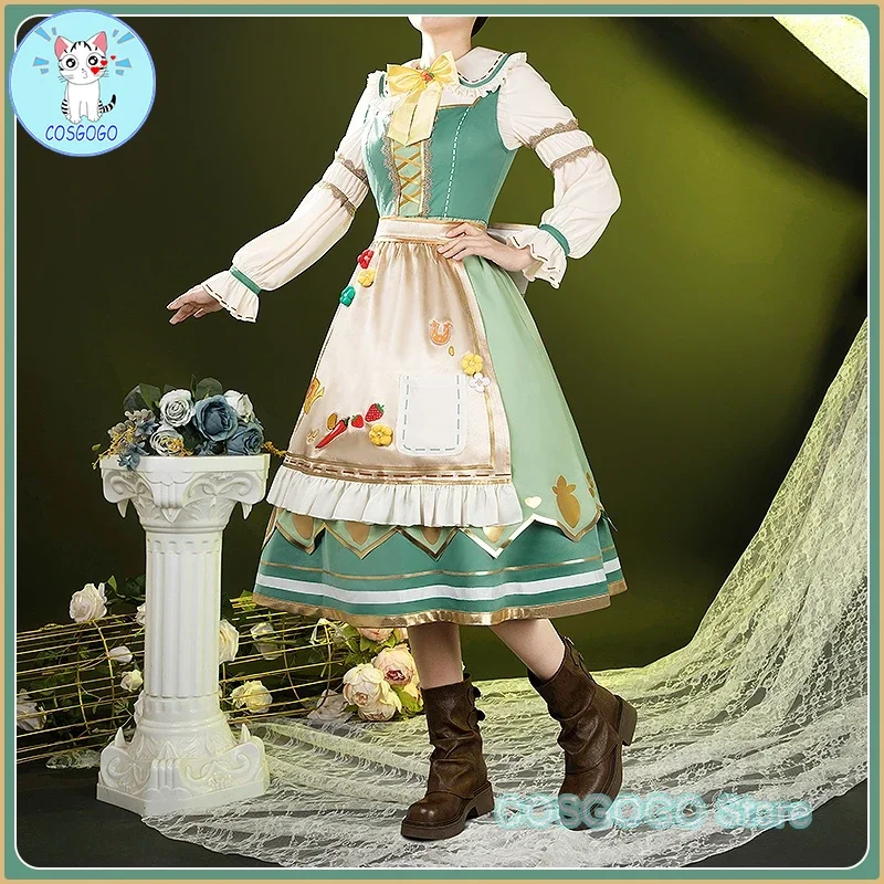 COSGOGO [Customized] Umamusume: Pretty Derby Rice Shower Farming Cup Cosplay Costume Lolita Dress Women Game Uniform Hallowen Cl