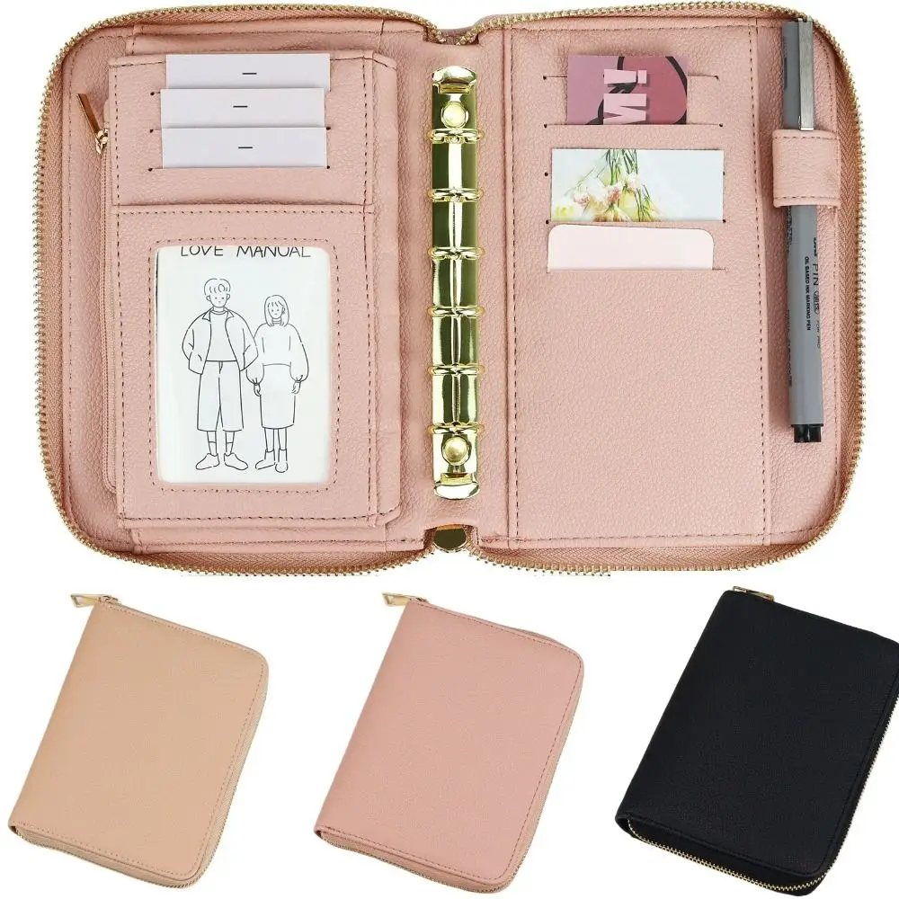 High Quality PU Leather Card Bag Multiple Card Large Capacity Card Case Solid Color Waterproof Coin Purse