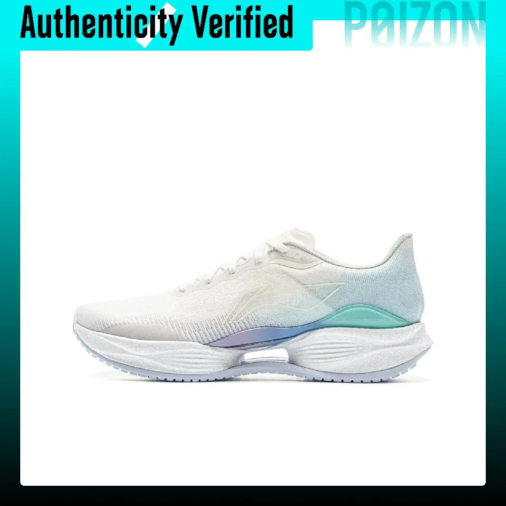 Li-Ning Ultra Light 22 Mesh, Textile Breathable Low-top Casual Running Shoes Men's White Blue ARBV001-25