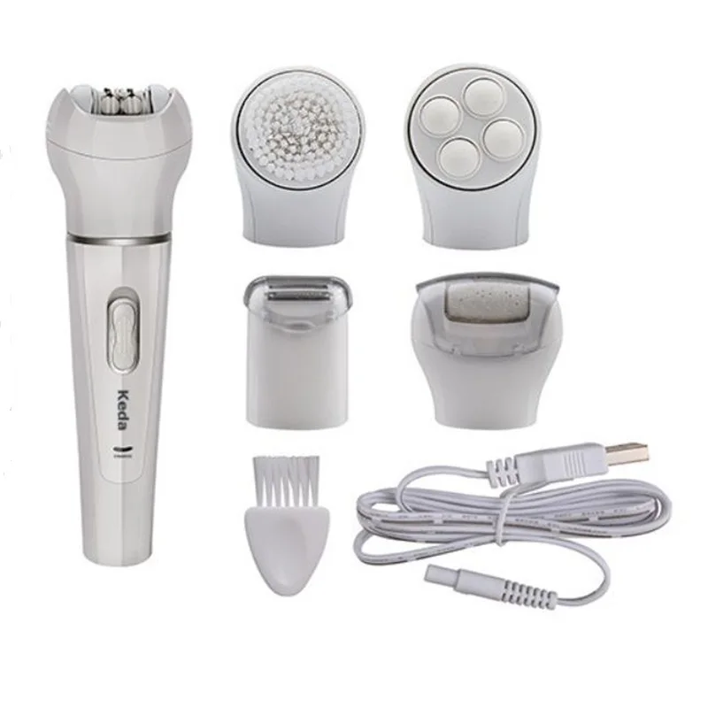 

Электрическая женская бритва для влажной и сухой уборки, женский набор для бритья, триммер для бикини, стрижка ног, машинка для стрижки подмышек, удаление волос на теле, бритва для лобка