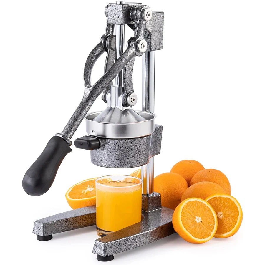 

Professional Hand Press Manual Fruit Citrus Juicer Heavy Duty Orange Lemon Lime Metal Juice Squeezer
