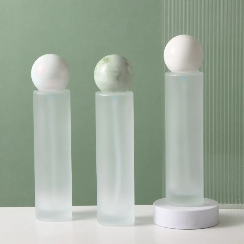 

100ml Pump Bottle Glass Spray Bottle DIY Essential Oil Mist Sprayer Container Cream Lotion Bottle Travel Refillable