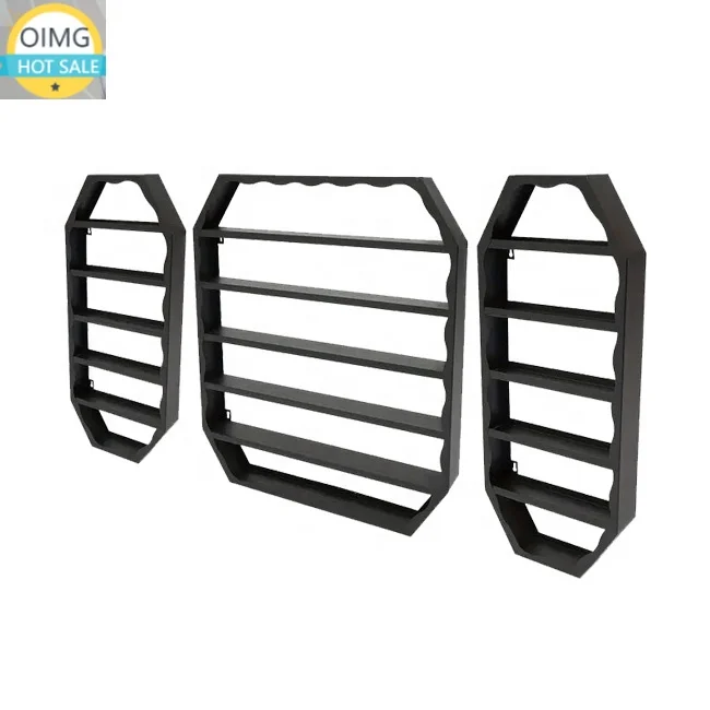 Wall-Mounted Metal Nail Polish Display Rack