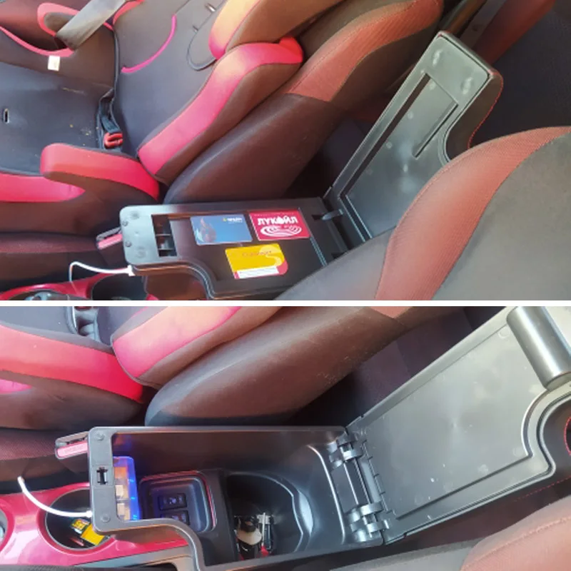 For NISSAN Juke Armrest box For Infiniti ESQ Car armrest 2010-2019 accessories interior details storage box Retrofit parts USB