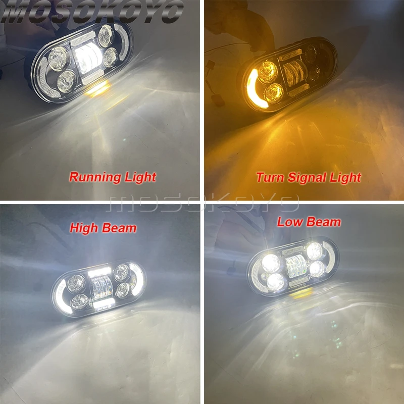 LED Headlight For Harley Sportster S 1250 Headlamp Front Light High Low Beam DRL Turn Signal Light RH1250S 2021-2024 Accessories