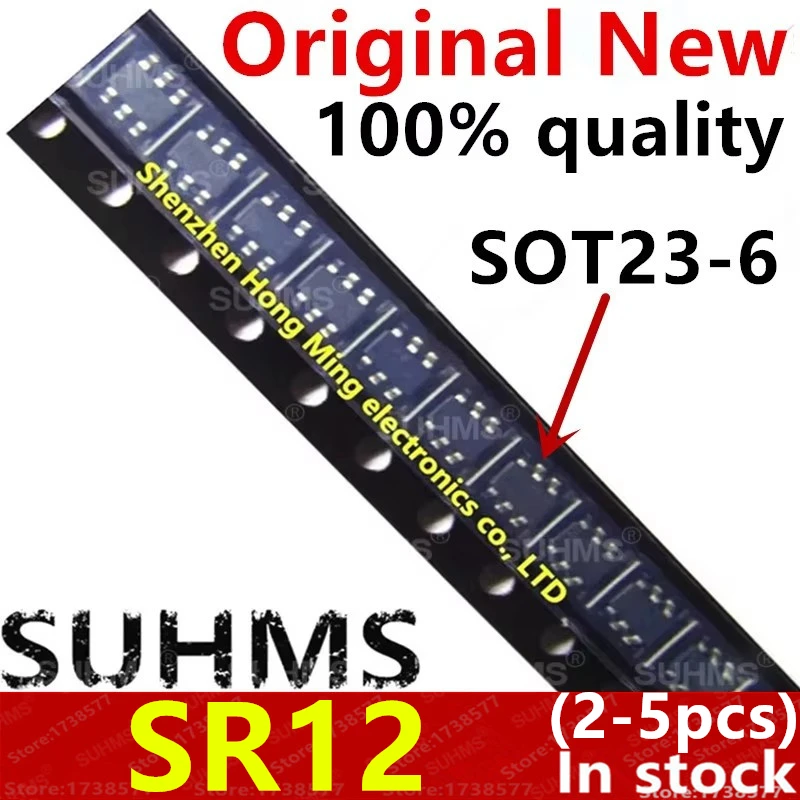 (2-5piece)100% New SR12 SR12GL sot23-6 Chipset
