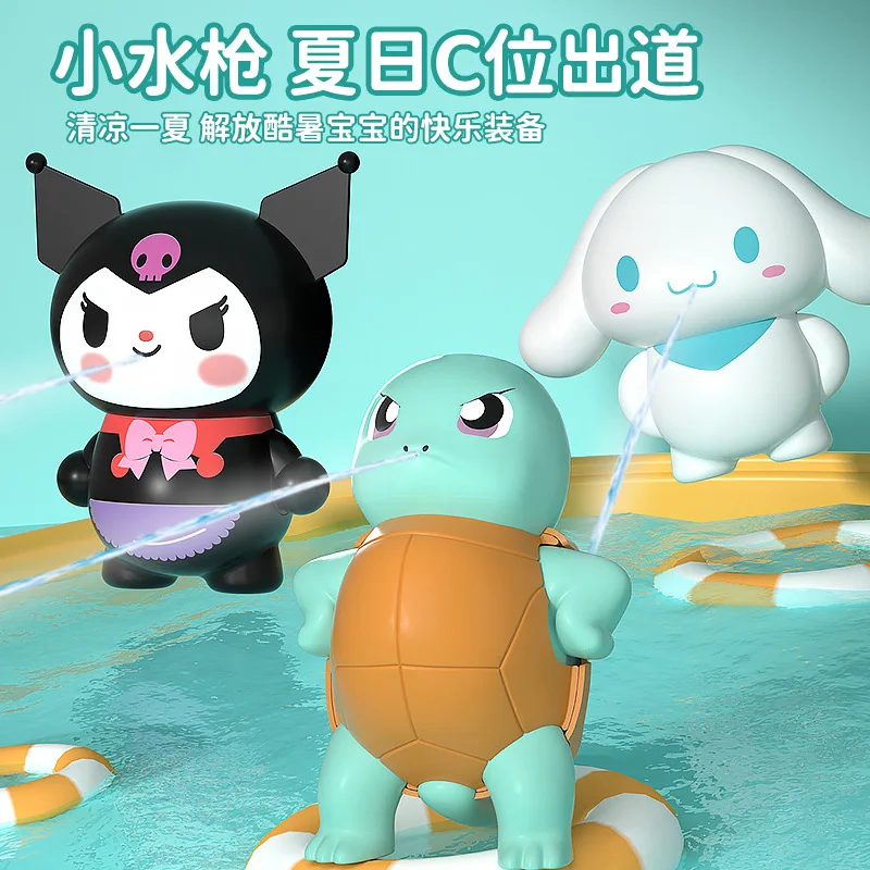 

Sanrio Kuromi Water Gun Kawaii Anime Cartoon Mymelody Cinnamoroll Cute Summer The Water-Sprinkling Festival Toys for Kids Gifts