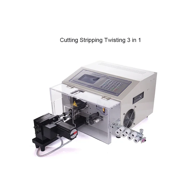 

Hot 2 in 1 Automatic Cable Wire Stripping Peeling Twisting Machine with Blades for Sale