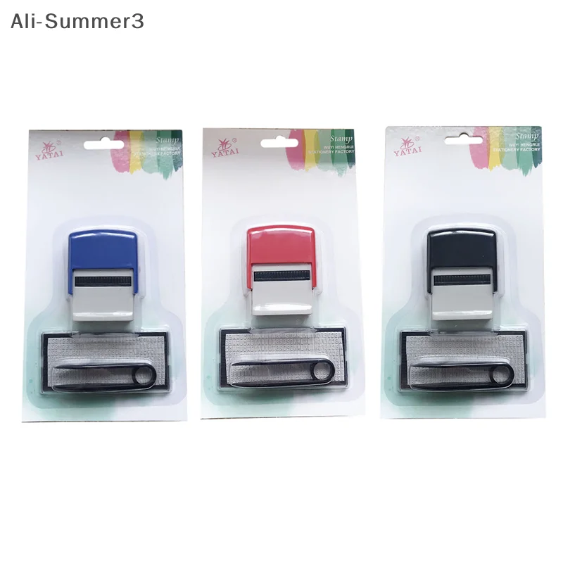 Rubber Stamp Kit DIY Custom Personalized Self Inking Business Address Name Number Letter Stamp Handicrafts Printing Rubber Stamp