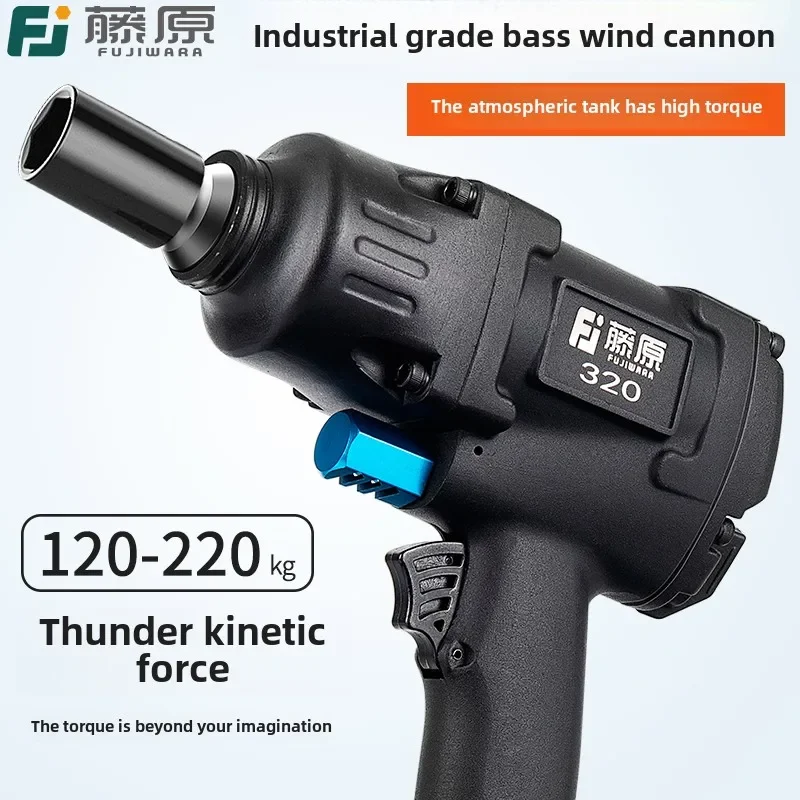 Professional Grade 1/2'' Pneumatic Impact Wrench Set with Sturdy Storm Air Gun and Accessories AA