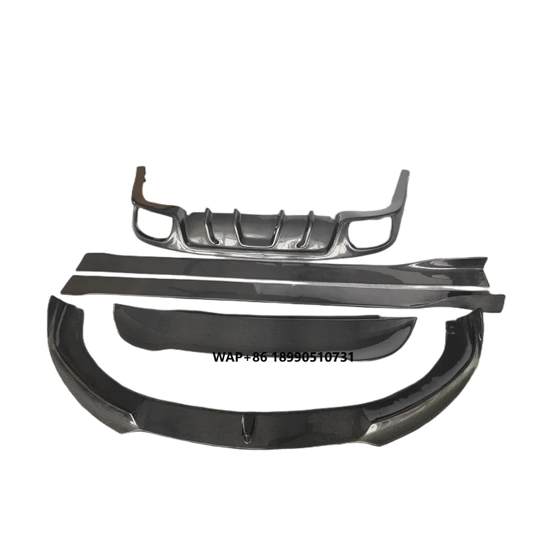 

Carbon Fiber Front Bumper Lip Side Skirt Extension Rear Diffuser Rear Spoiler Body Kit for 10-13 Porsche Paramela