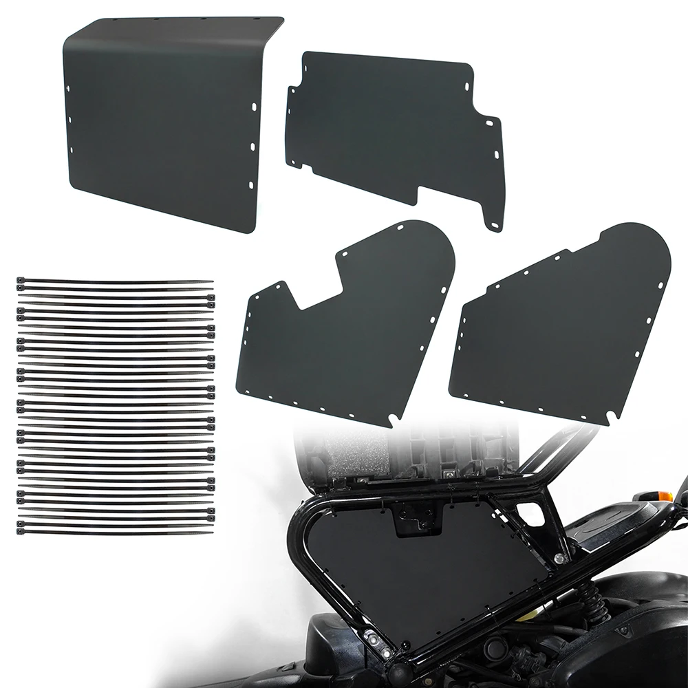 

Motorcycle Under Seat Storage Black Body Panels Fit For Honda Ruckus / Zoomer NPS50 2003 2004 2005 2006 2007 2008 2009 2010-2024