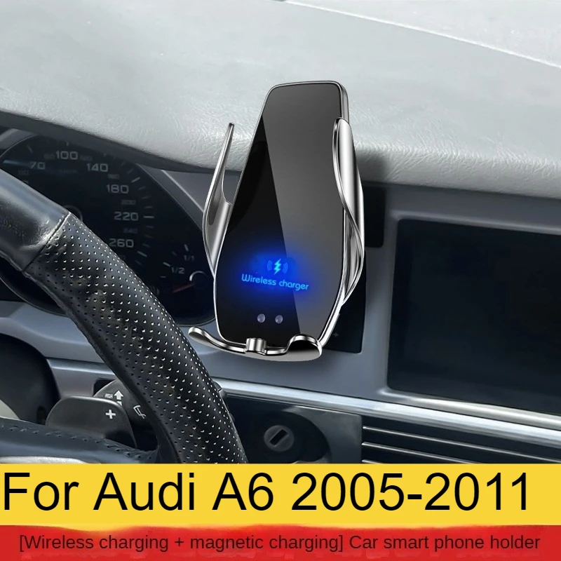 

2005-2011 For Audi A6 Car Phone Holder Wireless Charger Car Mount