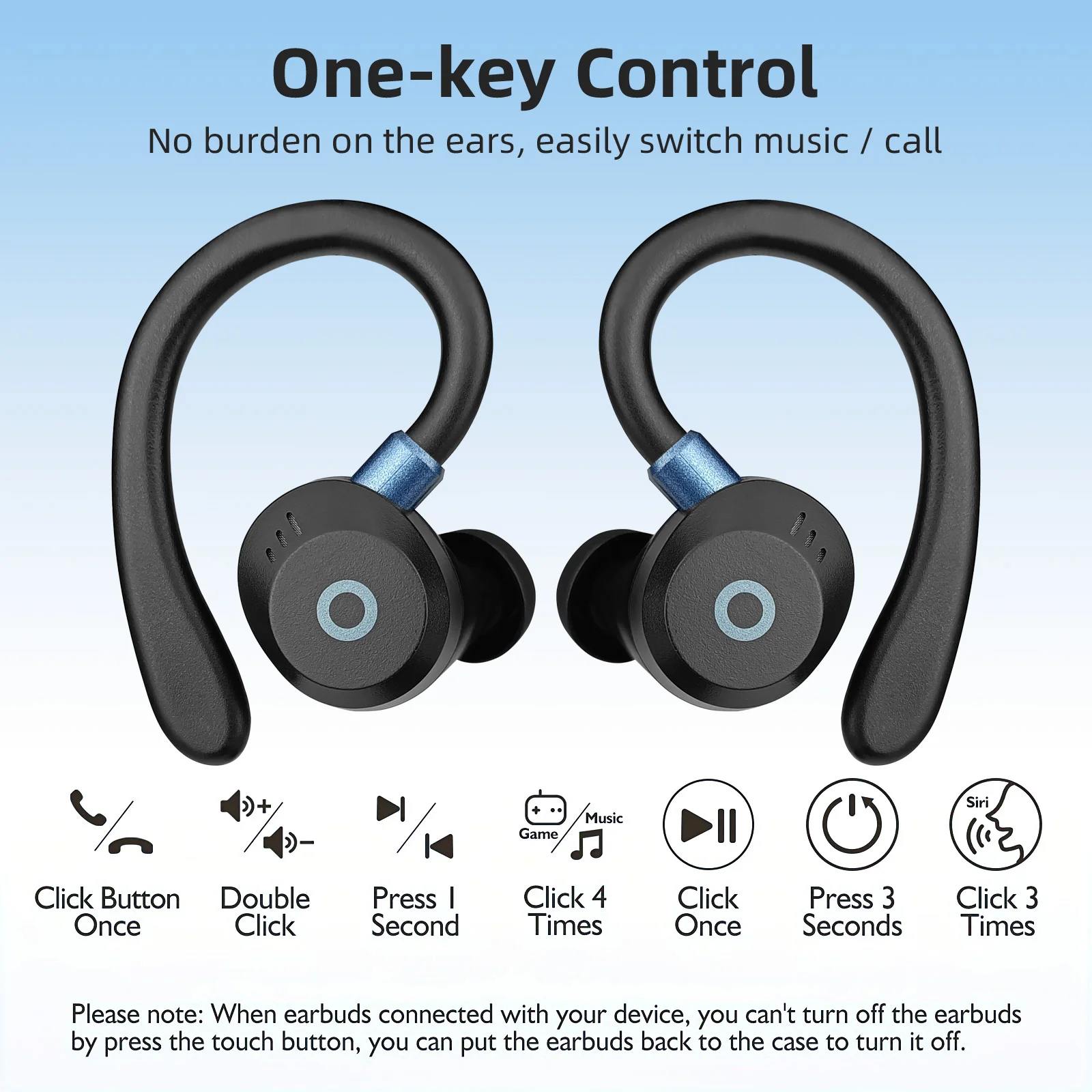 سماعات أذن لاسلكية K09 جديدة لعام 2025، سماعات أذن صغيرة للموسيقى، سماعات أذن رياضية تعمل باللمس، مناسبة لنظام Android وiPhone #4