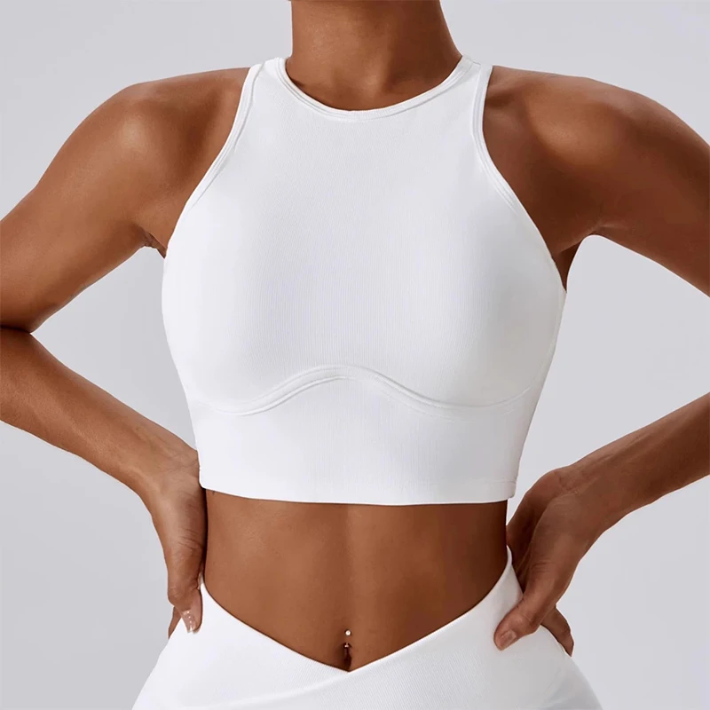 women clothing  A yoga bras shock resistant high-strength running and fitness vest with thread tight yoga bra image 5