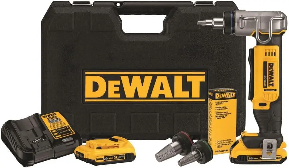 DEWALT 20V MAX* PEX Expander Tool Kit, 1-Inch (DCE400D2)