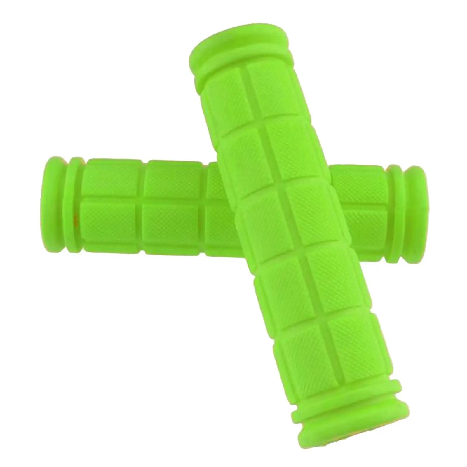 2x Bike Handlebar Grips Soft Cycling Short Bar Cover for Mountain Road Bikes image 2