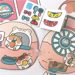 Small Hamster Keeper Quiet Book Diy Material Package Girl Homemade Craft Toys Puzzle Decompression Toy Book