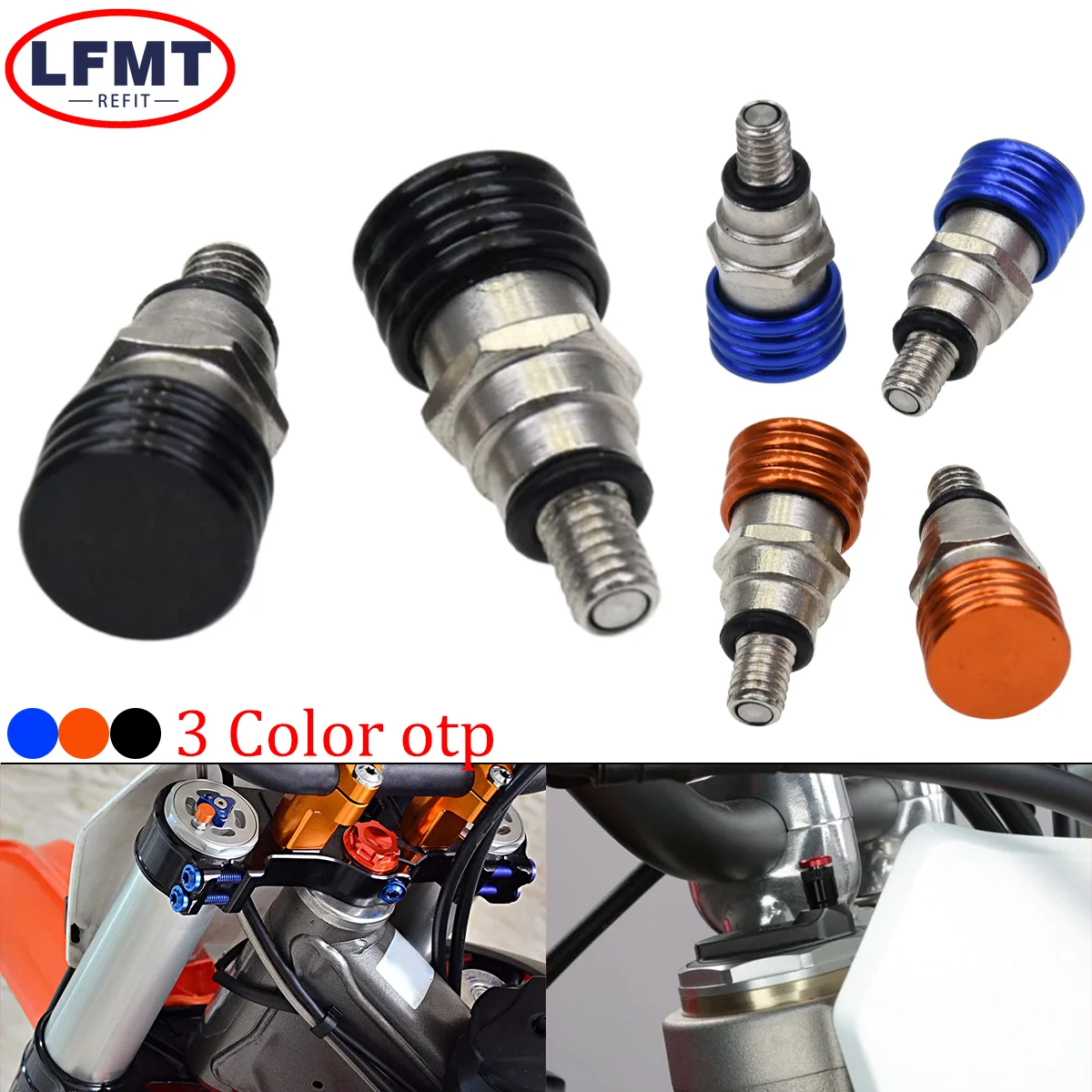 

M4x0.7 Fork Air Bleeder Valves For Husqvarna SX SXF EXC XC XCF XCW XCFW For KTM TE FE TC FC 85 125 150 250 350 450 500