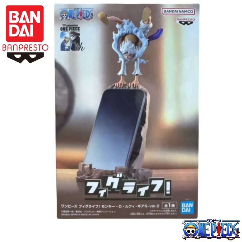 En Stock Bandai Original Banpresto One Piece Monkey D Luffy figura de acción modelo muñeca nueva figura en caja juguetes modelo garaje