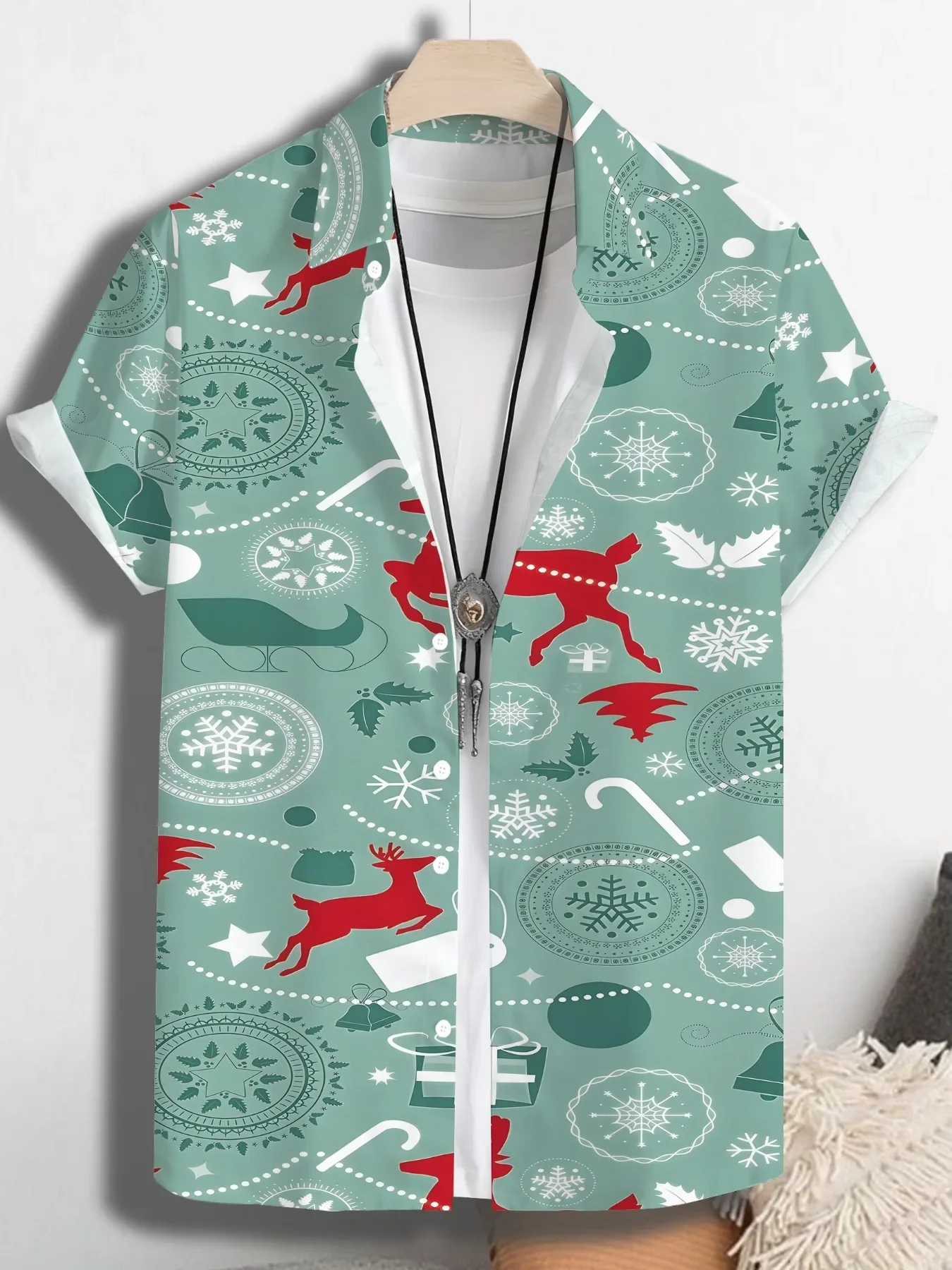 

Summer High Street Loose Fit Men's Hawaiian Shirt Man Short Sleeve Fashion Print Casual Beach Streetwear Outfits