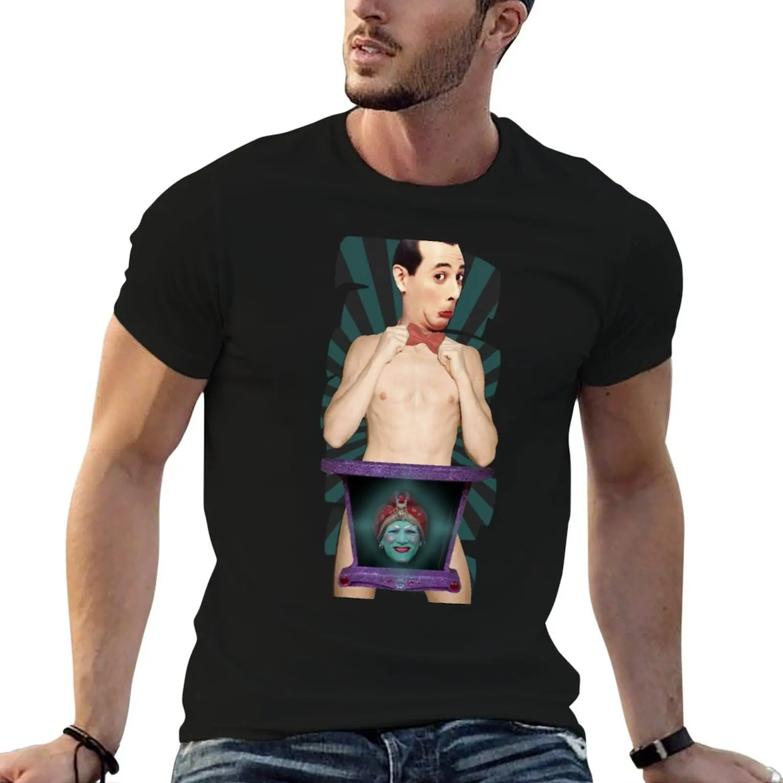 

Pee Wee Herman after dark T-Shirt t shirts for man graphic funny man t shirts for men casual mens graphic t shirts T-shirt